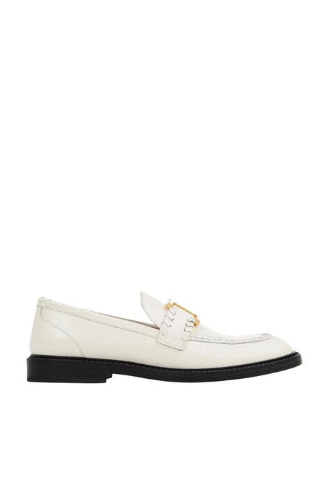 chloe marcie white|marcie loafer women chloé.